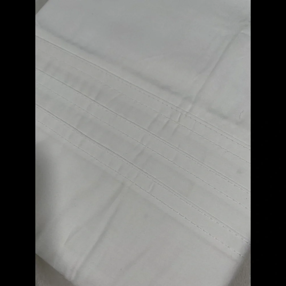 NIB Donna‎ Karan Collection 510 Supima Cotton Flat Sheet White [ QUEEN ]